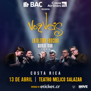 La agrupación venezolana llega en concierto a nuestro país este sábado 13 de abril, con un espectáculo que promete llevar a sus fans por un viaje lleno de recuerdos y todo tipo de emociones.
