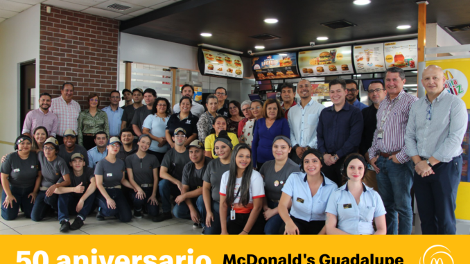 Arcos Dorados, franquicia que opera la marca McDonald’s en 20 países de América Latina y el Caribe, celebró con la comunidad de Guadalupe