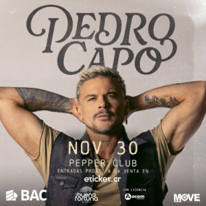 Eso es lo que promete el cantante Pedro Capó, y que asegura vivirán todos sus fans en el concierto que ofrecerá el próximo sábado 30 de noviembre, en Pepper Club.